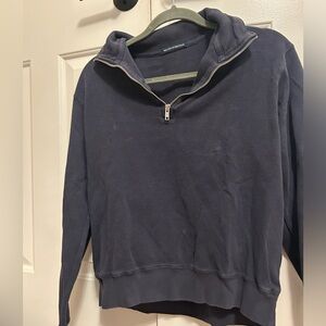 Brandy Melville waffle quarter zip